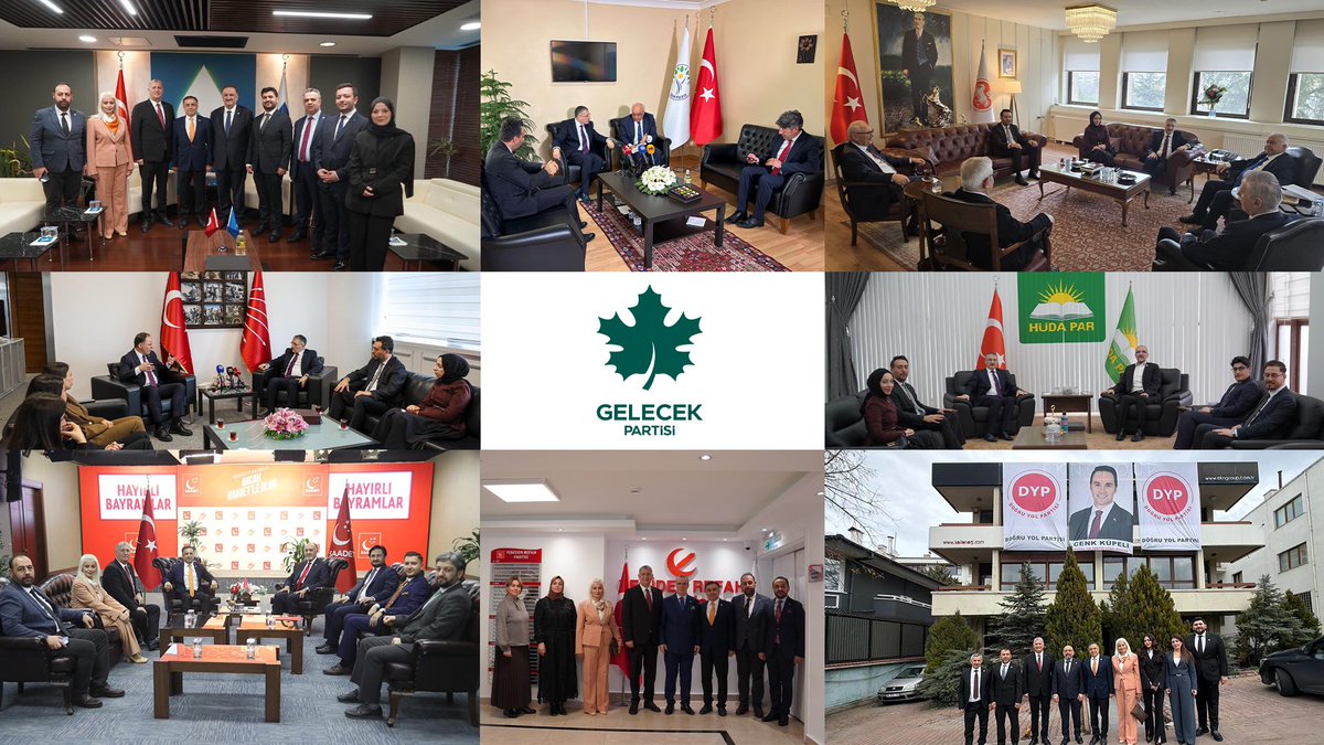 Ramazan Bayramı münasebetiyle, Sivil Toplum ve Halkla İlişkilerden sorumlu Genel Başkan Yardımcımız Sayın Ferhat Esener ve kıymetli ekibinin koordinasyonunda; 19 siyasi partiyle karşılıklı bayramlaşma ziyaretlerimizi gerçekleştirdik.

Siyasi nezaketin ve karşılıklı saygının