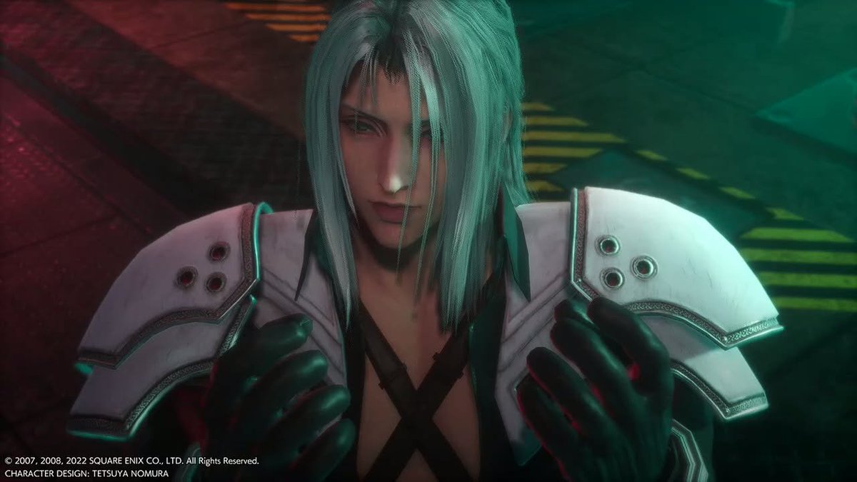 Sephiroth's expressions in Crisis Core are actually heartbreaking because you see the confusion and child like heartbreaking upon learning the truth, that the person he tried so hard to be crumbled once realising that it was pointless to ignore how he was used.