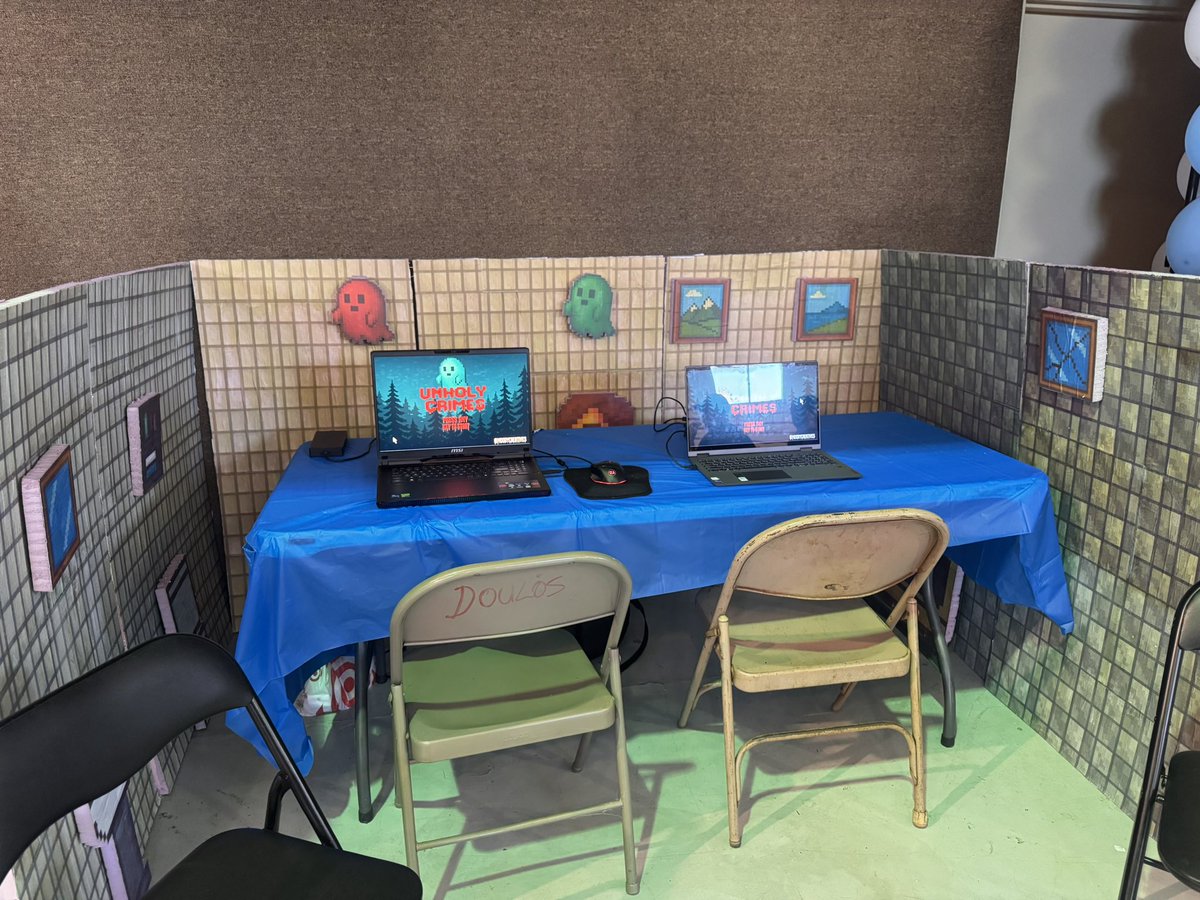 MoodyCreatives's tweet photo. Hey guys! We are here at retrofest12! 
Come check us out as we are demoing the Mutliplayer for Unholy Crimes! 
#retro #unholycrimes #Moodycreatives https://t.co/b73k1cf5Ty