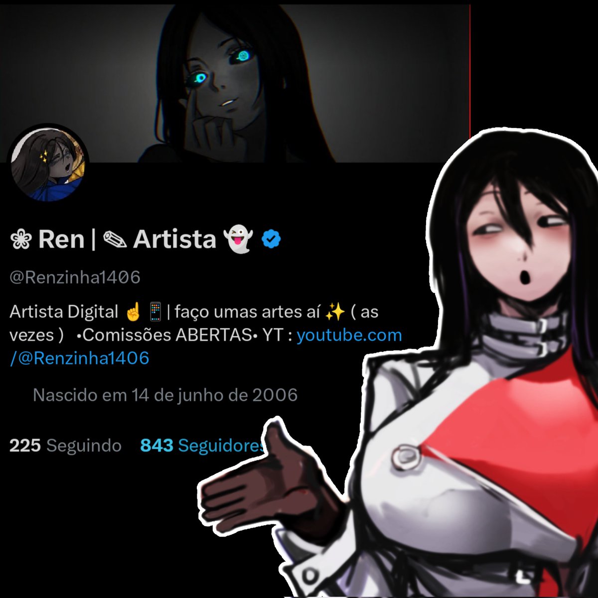 ❀ Ren | ✎ Artista 👻 tweet media