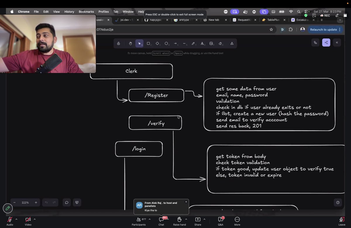 devwithjay's tweet image. 𝗕𝗮𝗰𝗸𝗲𝗻𝗱 𝗥𝗲𝗮𝗹𝗶𝘁𝘆 𝗖𝗵𝗲𝗰𝗸 ⚙️

Today’s class was intense, we dived deep into real-world backend architecture, DTOs, layered validation, and how production systems are actually structured.

So many doubts, so many learnings today.

#Backend #NodeJS #WebDev #ChaiCode
