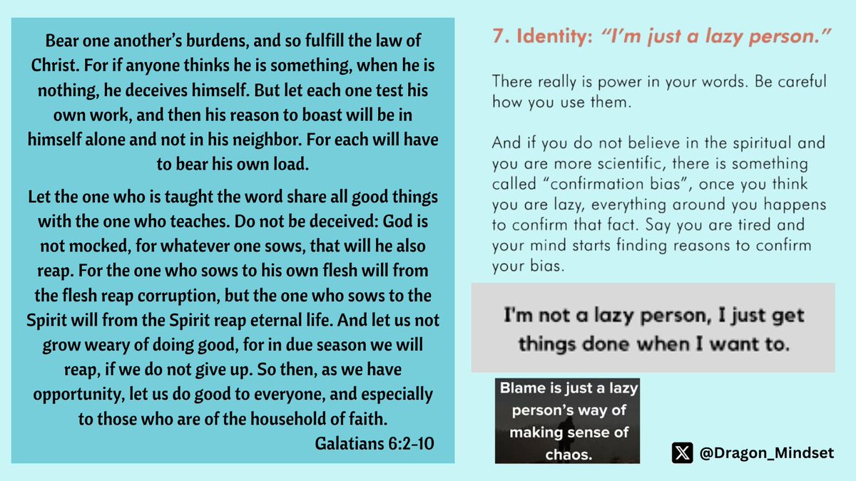 Dragon_Mindset's tweet image. The sluggard does not plow in the autumn; he will seek at harvest and have nothing.     Proverbs 20:4