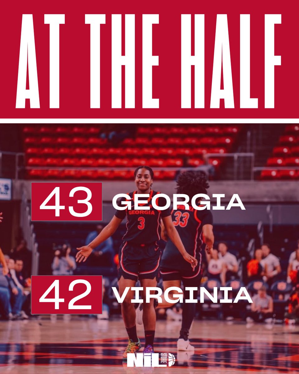GeorgiaNILStore's tweet photo. Halftime.
A one-point game and we’ve got the edge 😤

Rep the Dawgs while they grind 🐶🔥
Shop now &amp; support your squad. https://t.co/rRsd6ZplxQ