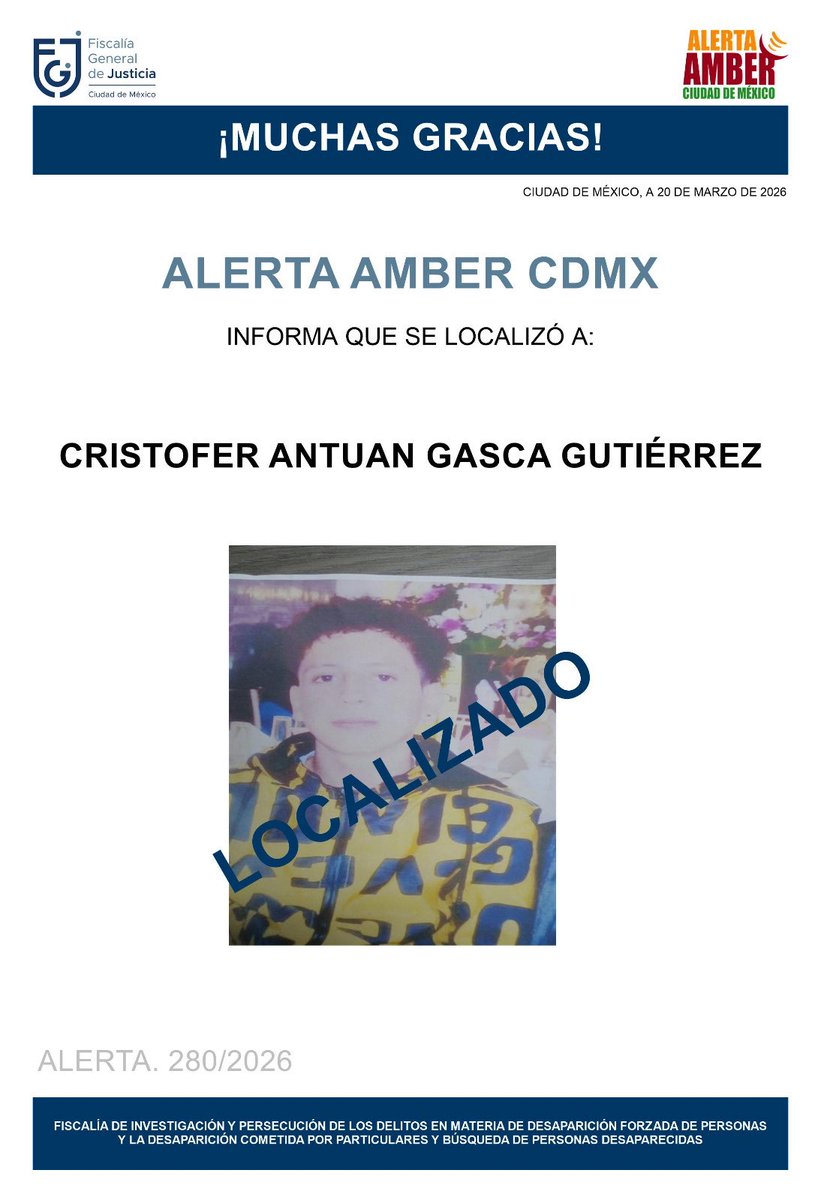 Alerta Amber CDMX tweet media