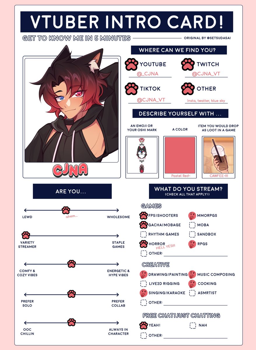 CJ ✦ Wolfboi VTuber ❤️🖤🐾 tweet media