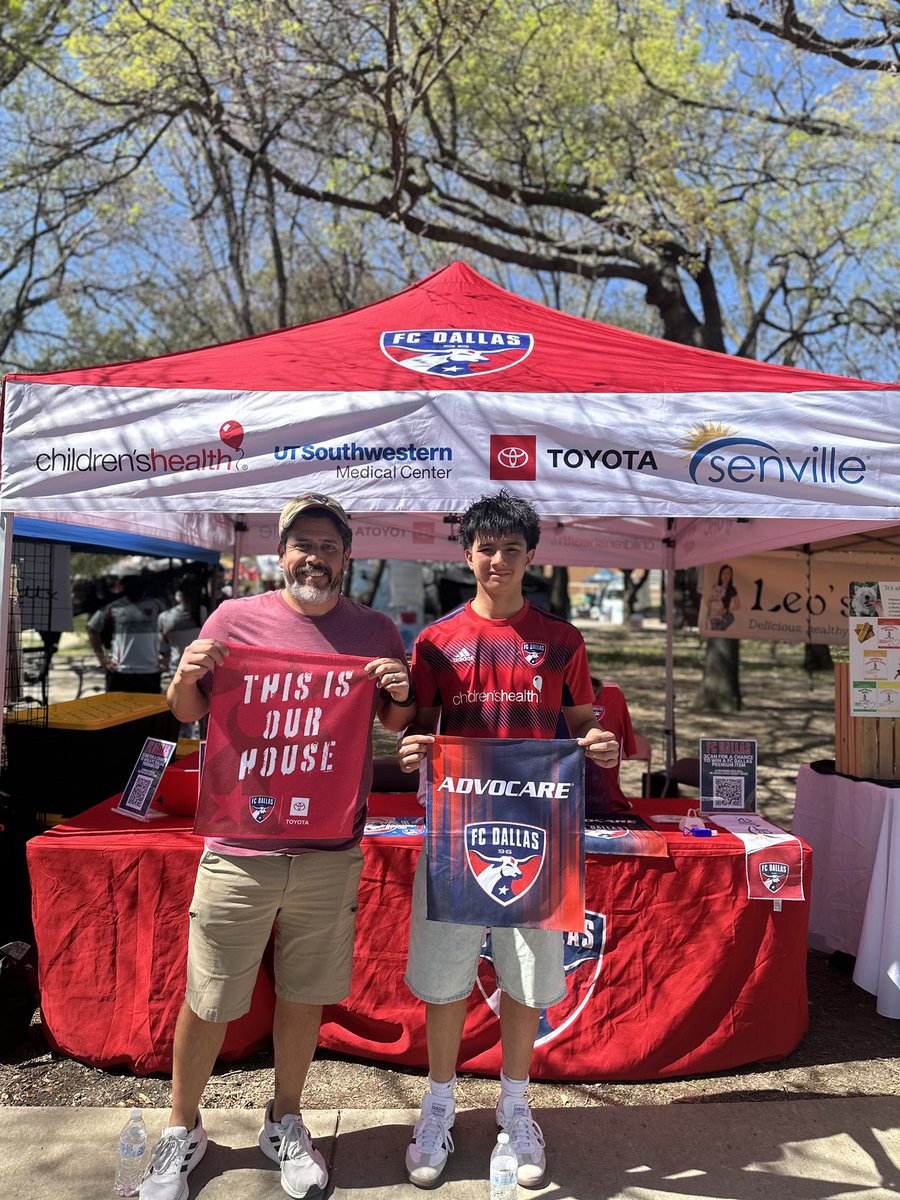 The FC Dallas Soccer Tour driven by Toyota is at Texas Forever Fest in Plano today! We’ll be on site with prizes and giveaways until 3:30pm.