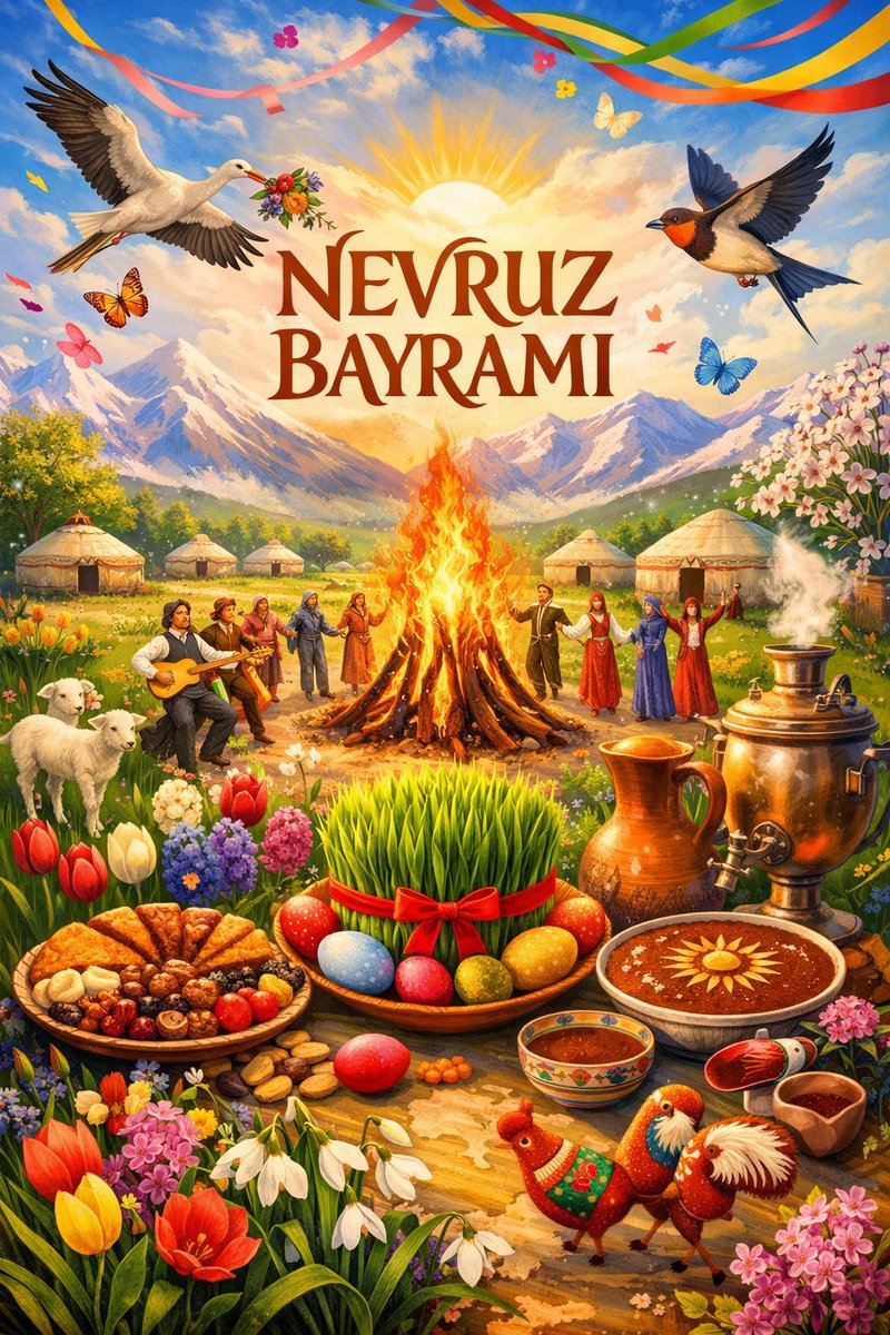 Türk’ün bayramı Nevruz kutlu olsun. #NevruzTürkünBayramıdır