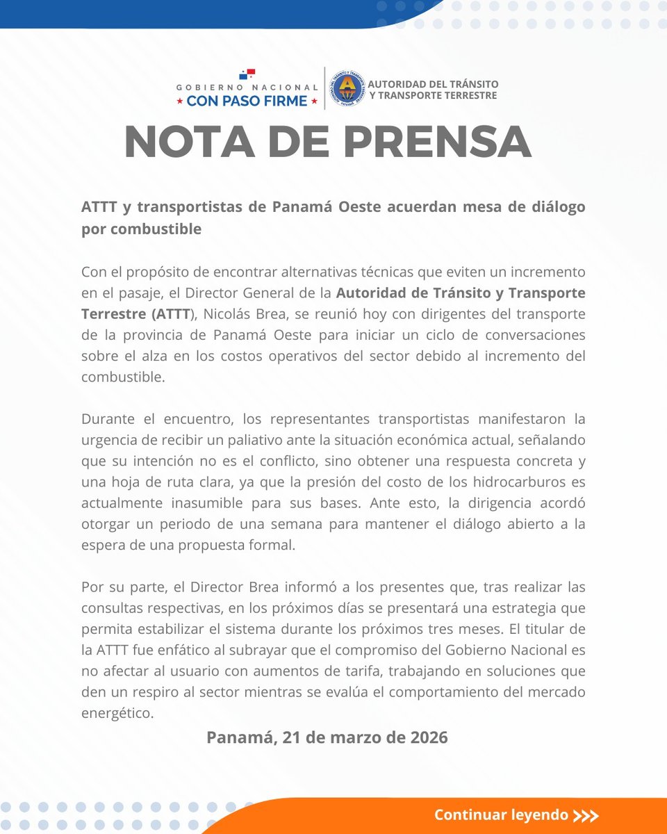 Autoridad del Tránsito tweet media