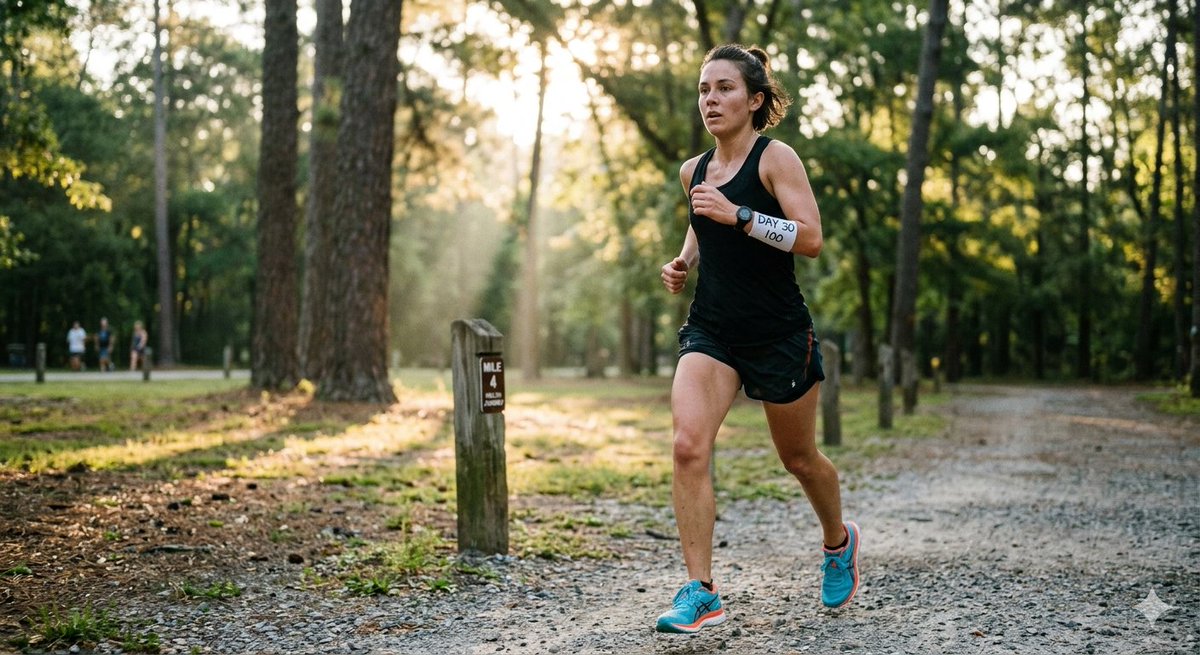 OHappiness82's tweet photo. 30 days down, 70 to go. 🛤️
This journey out of depression and addiction through sport and health isn’t easy, but finding the strength to keep going is everything. Every mile is a victory. 👟💪
Keep pushing, keep breathing, keep going. We're in this together. ✊
#100DaysOfGrowth #DepressionRecovery #AddictionRecovery #MindAndBody #NatureHeals
