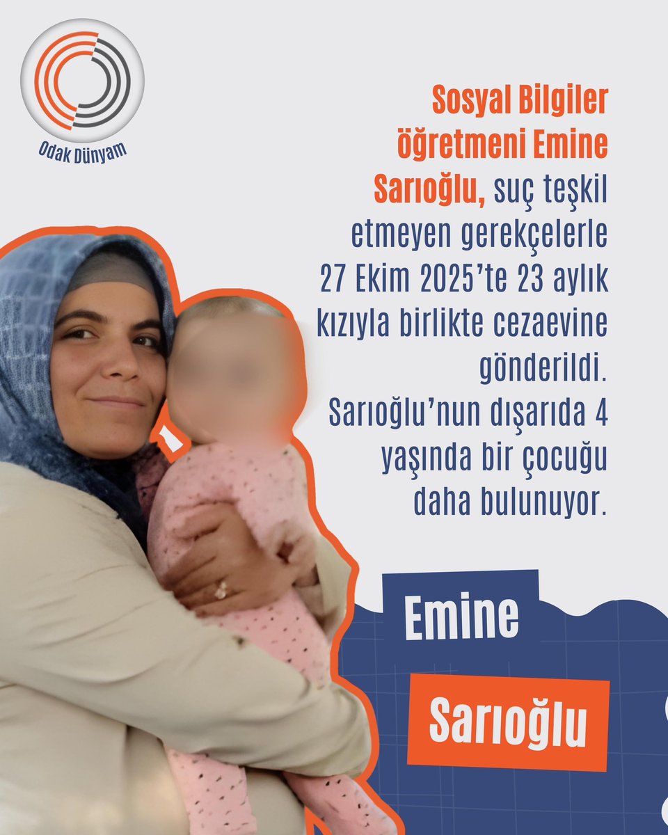 Herkes bayram telaşındayken; 23 aylık bir bebek parmaklıklar ardına, 4 yaşındaki bir çocuk ise annesizliğe mahkûm edildi. 
​Bir anne ve iki çocuk... Suç teşkil etmeyen gerekçelerle parçalanan bu aileye...
SahiBugun BayramMı