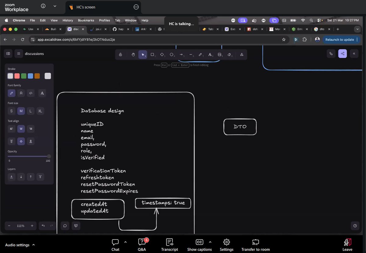 sharmadipalidev's tweet image. Cohort class-28
Backend Class
learn about file structure and db
-modules
-routes
-ORM
-environment variable
-joi implementation
-DTO
-schemas
-mongoose

Thanks to @Hiteshdotcom @piyushgarg_dev @nirudhuuu @yntpdotme @ChaiCodeHQ 
#chaicode #backend