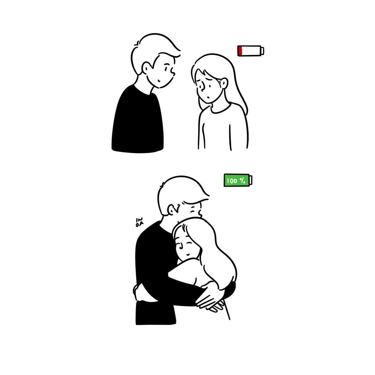 El poder de un abrazo