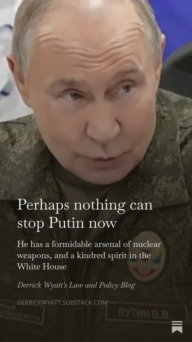 Derrick Wyatt's Law and Policy Blog tweet media