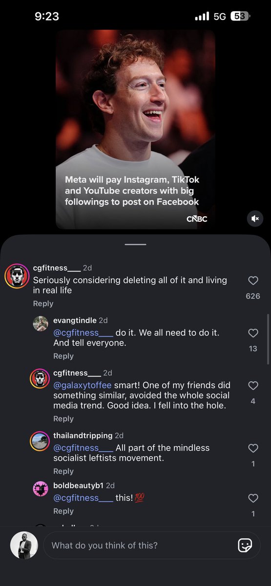 SethAdeyi's tweet photo. I saw this post and the comment under it had me thinking. 
What is the future of contents and social media? https://t.co/K07QnHtOy6