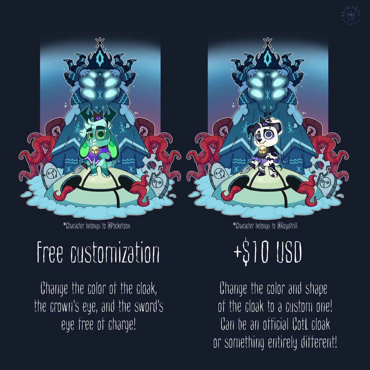 Royaltrill_Art ➡️ inkeycaps -comms open!- tweet media