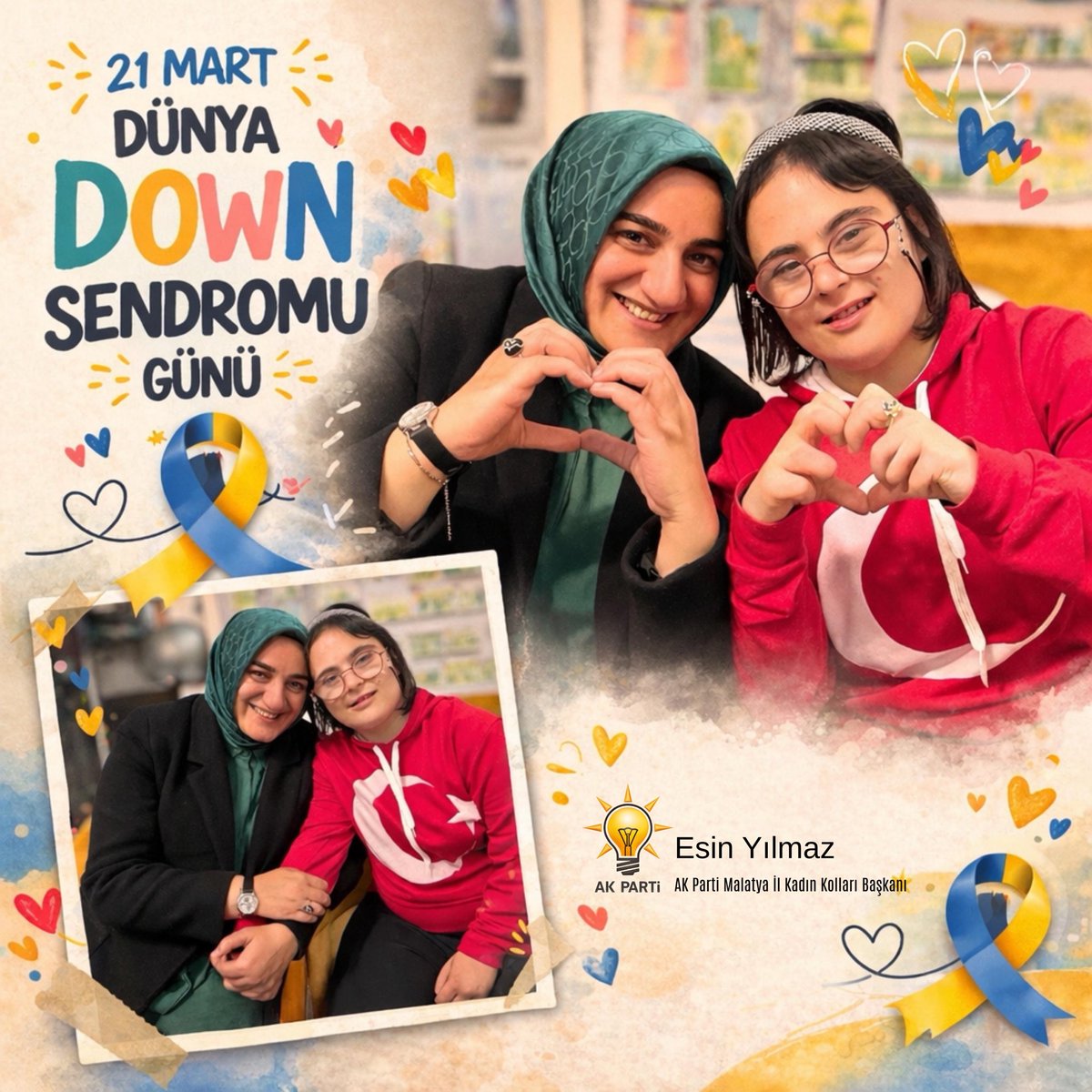 Dünyayı güzelleştiren en kıymetli değer; yüreklerdeki saf, karşılıksız sevgi ve samimiyettir. 💙

Sevginin en içten hâlini bizlere öğreten, hayatımıza anlam ve umut katan tüm özel evlatlarımızı ve onların fedakâr ailelerini yürekten selamlıyorum. Sizler, dünyamızı daha aydınlık