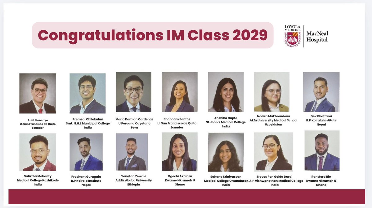 Loyola - MacNeal Internal Medicine Residency tweet media