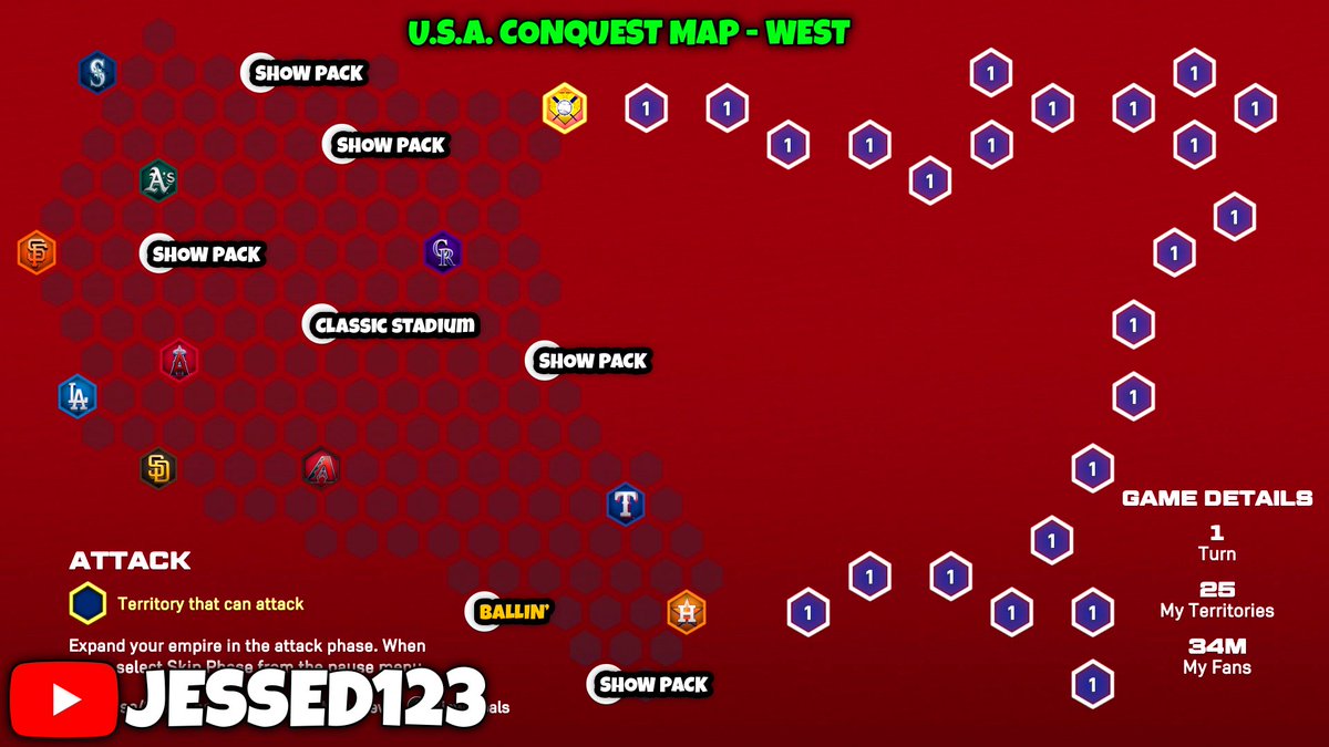 JesseDH10's tweet image. Every USA Conquest HIDDEN REWARD! 🇺🇸🇺🇸🇺🇸

@mlbtheshowzone 

#MLBTheShow #MLBTheShow26