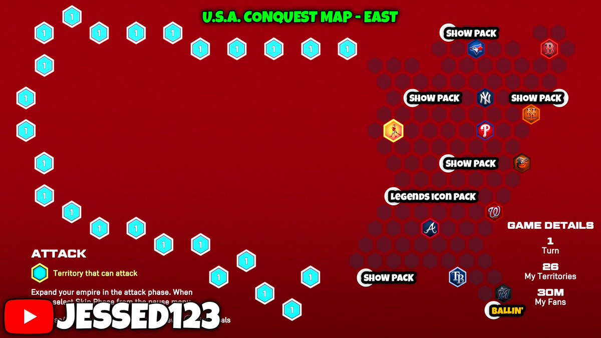 JesseDH10's tweet image. Every USA Conquest HIDDEN REWARD! 🇺🇸🇺🇸🇺🇸

@mlbtheshowzone 

#MLBTheShow #MLBTheShow26