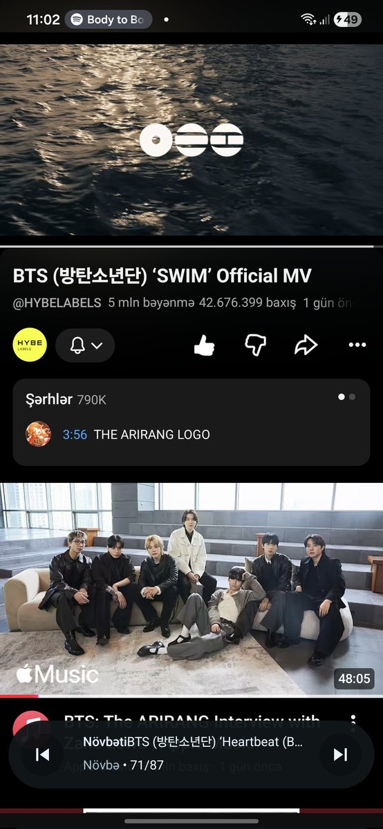 leyli_xan0797's tweet photo. @btsstreamaz Hər birinə🪭🔥

RETURN OF THE KINGS 
BTS PAVED THE WAY 
BTS IS BACK
#BTS_ARIRANG
#BTS_SWIM 
#ARIRANG_OUT_NOW
#BTS #방탄소년단 #BTS_ARIRANG https://t.co/WY1nQ4xZhI