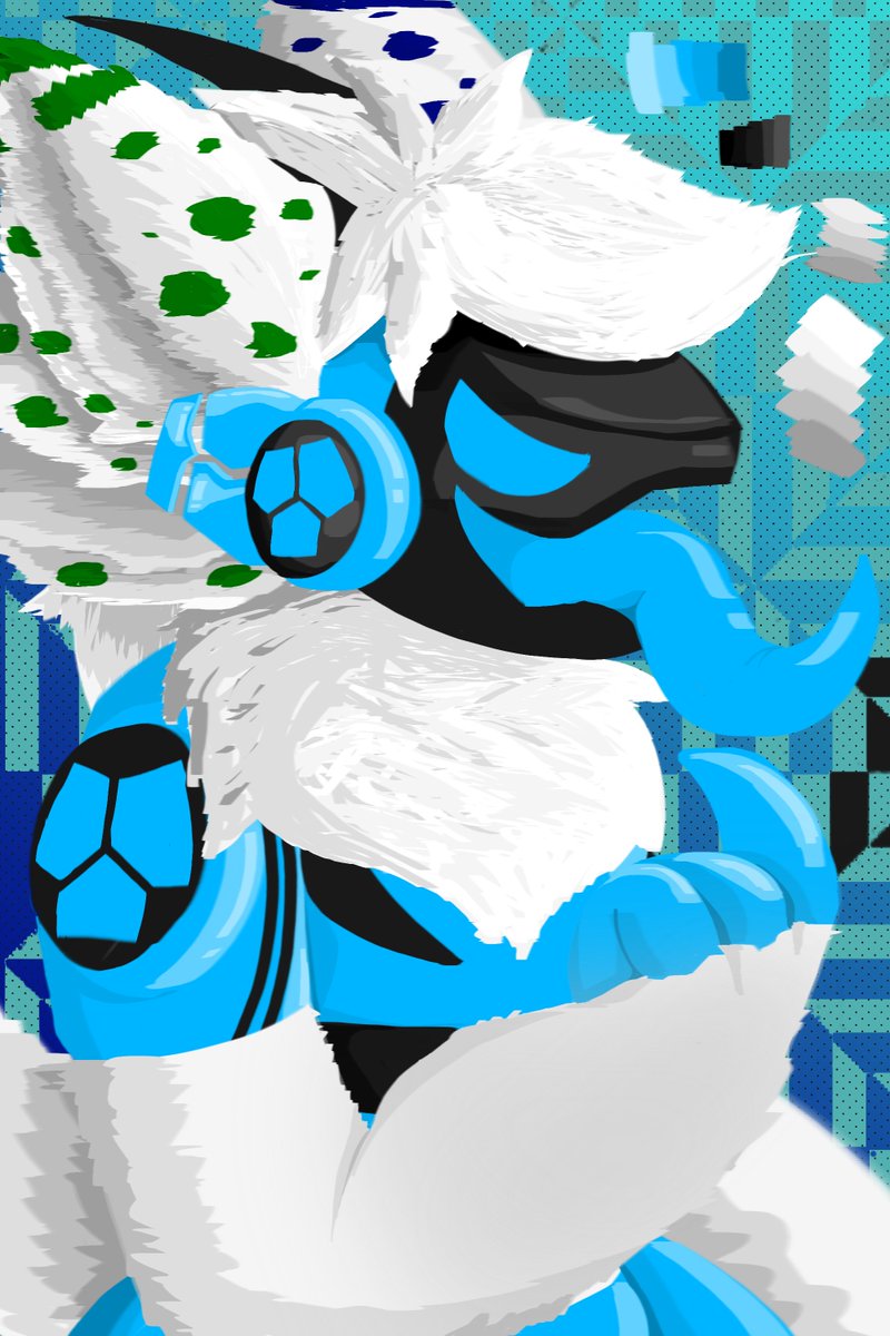 Some more paint studies but with <a href="/Fluffy_Proto/">❄️Fluffy❄️</a> and <a href="/KaiProtogen/">Kai the Protogen</a> lol