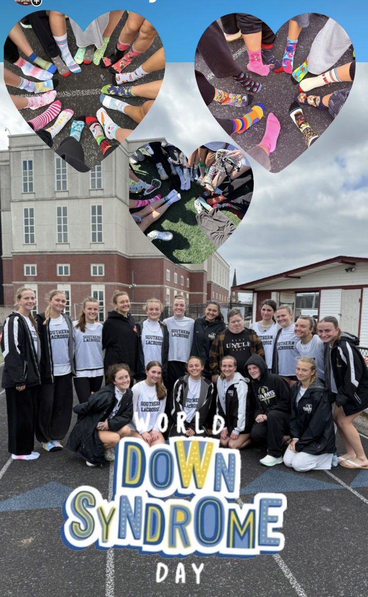 SRGirlsLax's tweet photo. Rocking our socks for World Down Syndrome Day. #lotsofsocks #Celebratedifference #WDSD2026 https://t.co/BnqNiG51fQ