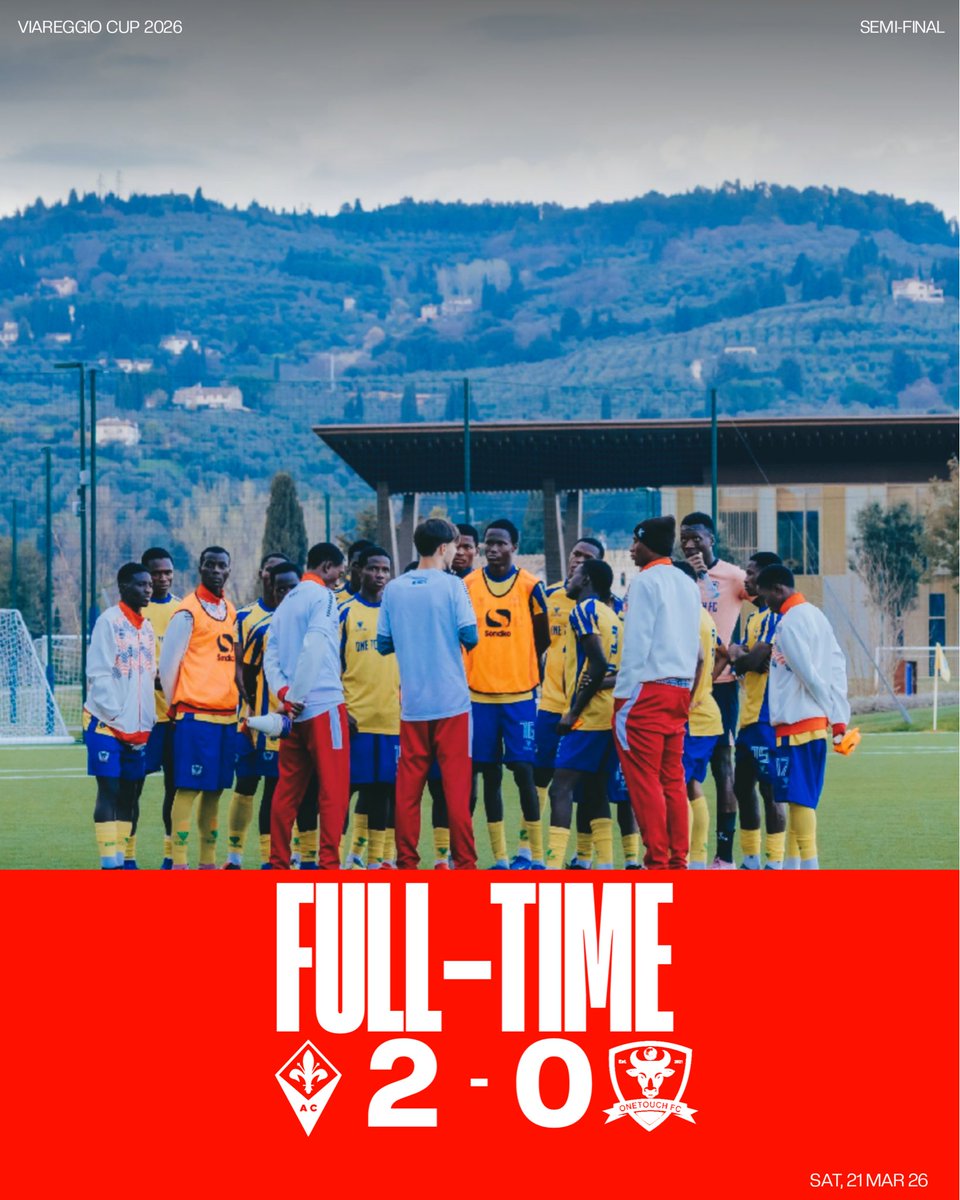 _OneTouch_FC's tweet photo. Full time. Lesson taken. Work continues.

We showed courage on a big stage.
We faced pressure and kept going.

This is not the end. This is where growth starts.

Back to training. Back to focus. https://t.co/m2QPhGOR7W