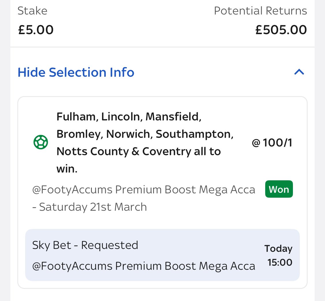 Footy Accumulators tweet media