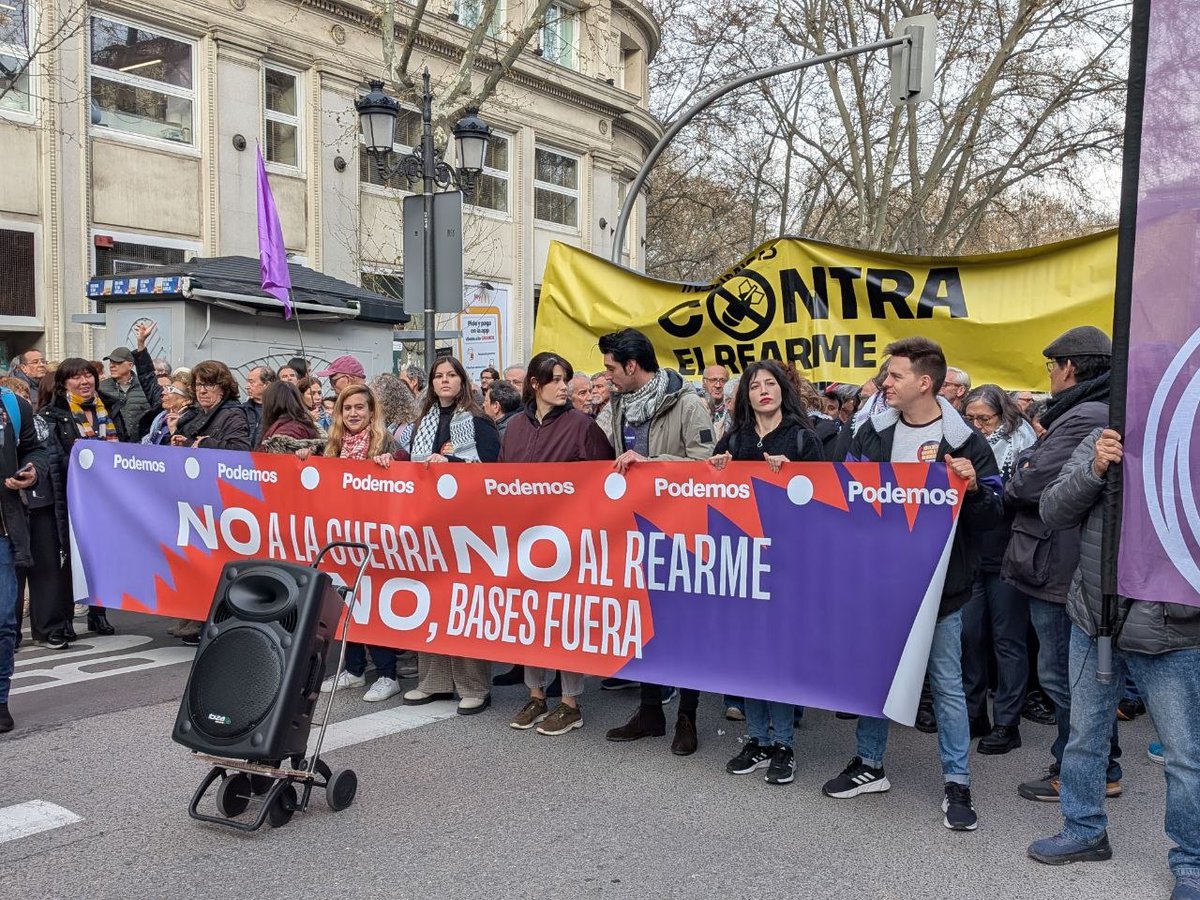 Sí, juntas vamos a convertir en #noalaguerra en una realidad.

<a href="/podemosmad/">Podemos Madrid</a>