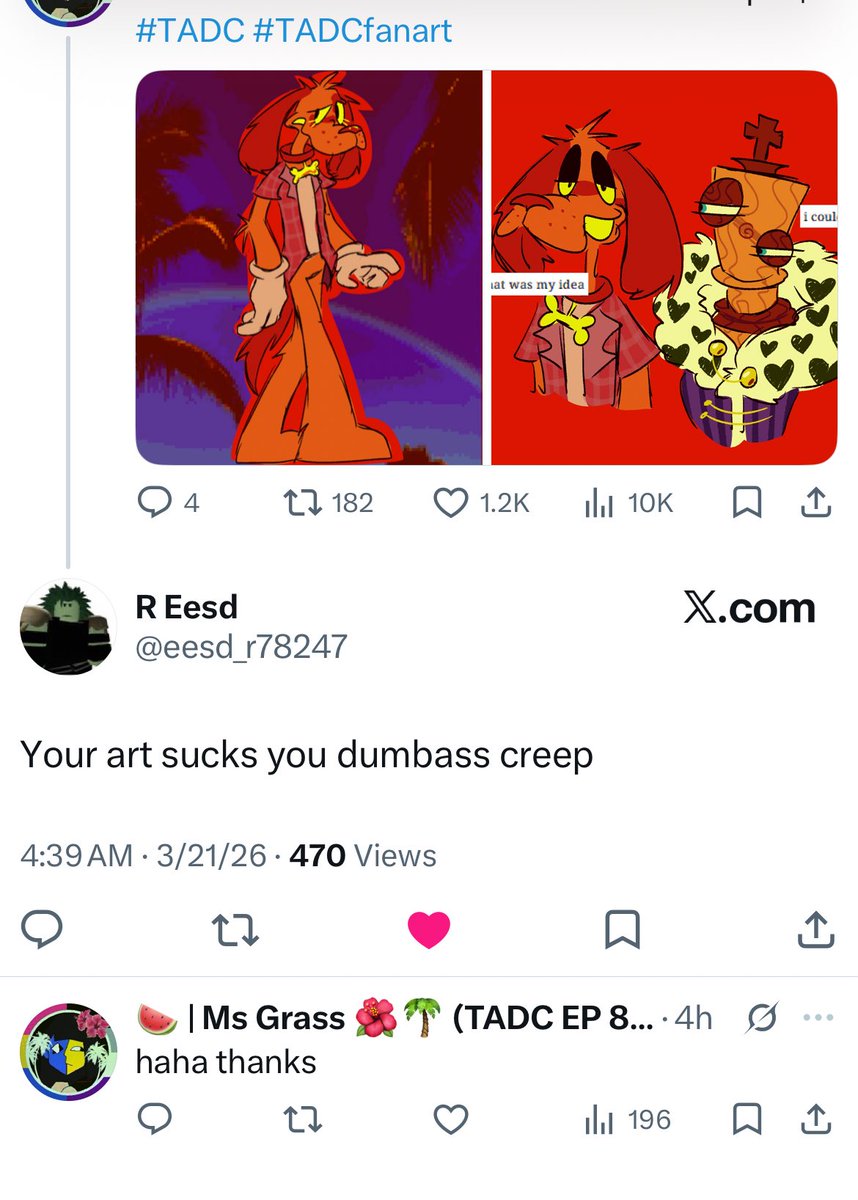 🍉 | Ms Grass 🌺🌴 (TADC EP 8 FUCKED ME UP) tweet media