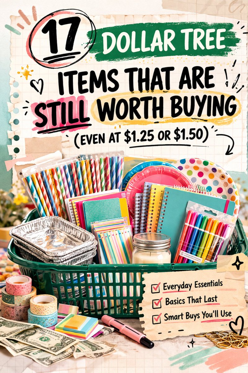 Dian_Farmer_'s tweet image. Dollar Tree prices went up, but some items are STILL worth buying. Learn which Dollar Tree finds save money and which ones to skip so you don’t waste your budget. Smart shopping tips, must-buy items, and money-saving tricks.

groceryshopforfree.com/17-dollar-tree…

#DollarTree #FrugalLiving