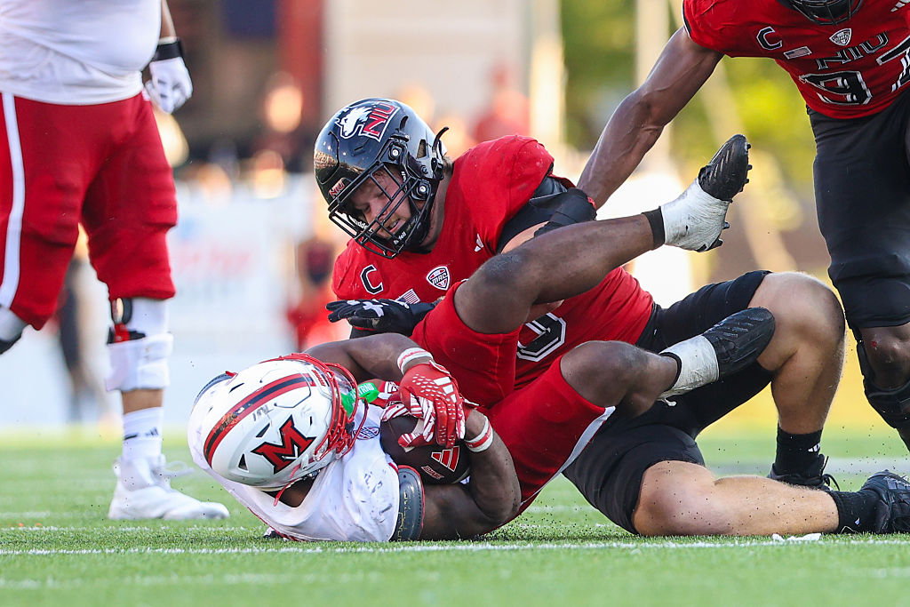 Northern Illinois defensive lineman Mark Hensley is signing with Missouri,  he told ESPN. He's an interior defensive lineman with 5.0 TFLs and 1 sack  last year. He finished the year with 32