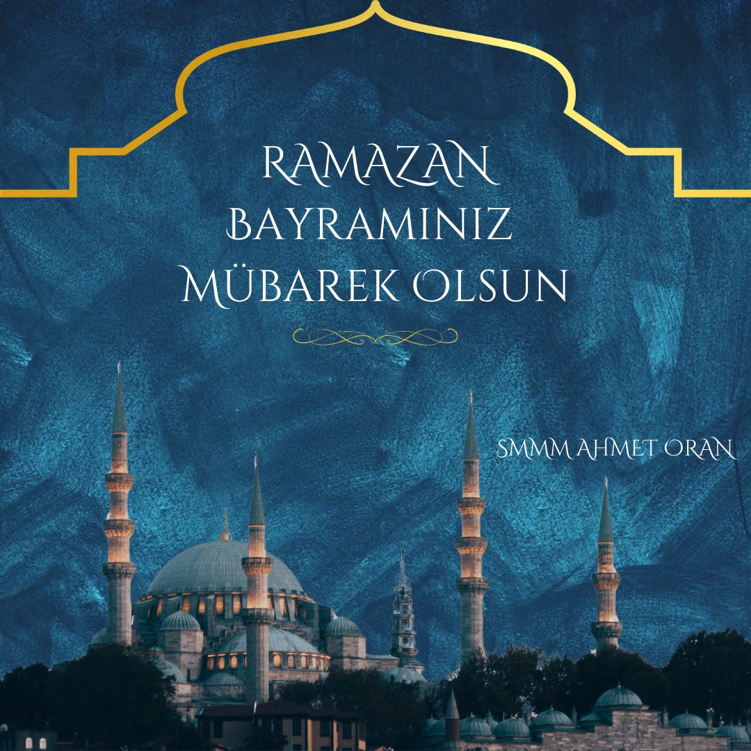 AhmetOranMM's tweet photo. Hayırlı Bayramlar... https://t.co/GIROo2XmRg