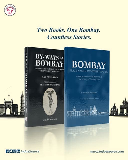 📚✨ Step into old Bombay (Mumbai)

📘 Bombay Place Names and Street Names – Origins behind iconic street names 🛣️
🔗 amazon.in/Bombay-Place-N…

📕 By-Ways of Bombay by S. M. Edwardes – Life in 19th-century Bombay 🚶‍♂️
🔗 amazon.in/WAYS-BOMBAY-S-…

#BombayBooks #MumbaiHistory