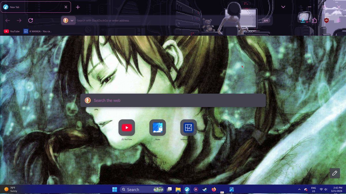 MorrowindThe's tweet photo. Got my larper setup on my pc ready lol https://t.co/NIIPXafkZR