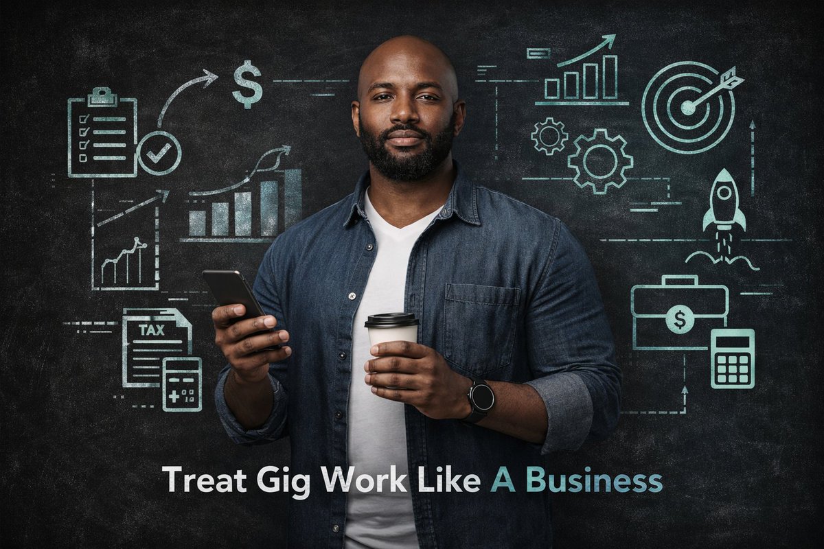 AllsupLife's tweet photo. Gig work stops being “just a hustle” when you start treating it like a business.

Track it.
Manage it.
Learn from it.
Build with it.

Casual habits keep people in survival mode while business habits create options.

#AllsupLife #GigWork #FinancialClarity #BuildSomething https://t.co/qh97ebLZKP