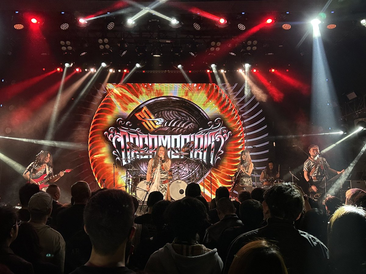 XiaoGe0724's tweet photo. Battle Beast The Far East &amp; Down Under Tour 2026 in Beijing

Warm-up band:梦灵 https://t.co/xZJfS1lvwC