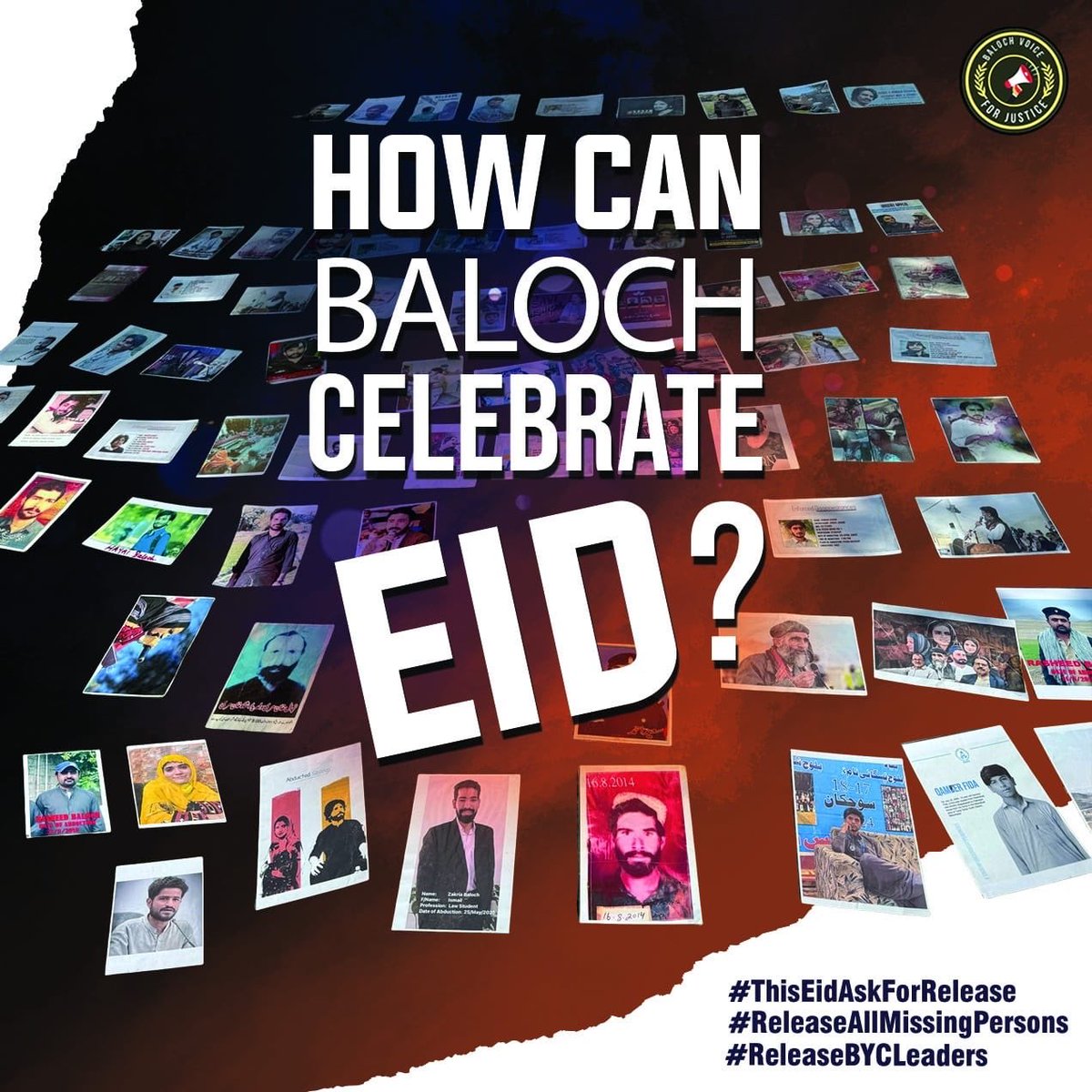 BalochLatif's tweet image. How can Baloch celebrate Eid when homes remain empty and loved ones remain forcibly disappeared . Pictures replace presence. Silence replaces joy.

#ThisEidAskForRelease #ReleaseAllMissingPersons #ReleaseBYCLeaders