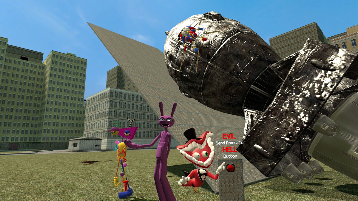 My favorite part of the episode was when Caine strapped Pomni to a nuke and sent her to hell