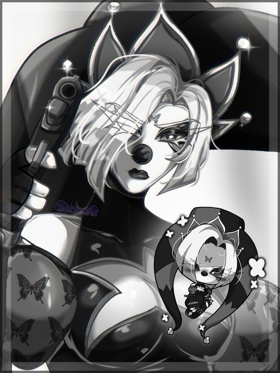 💜✨Eerie Clown Art✨💜 tweet media