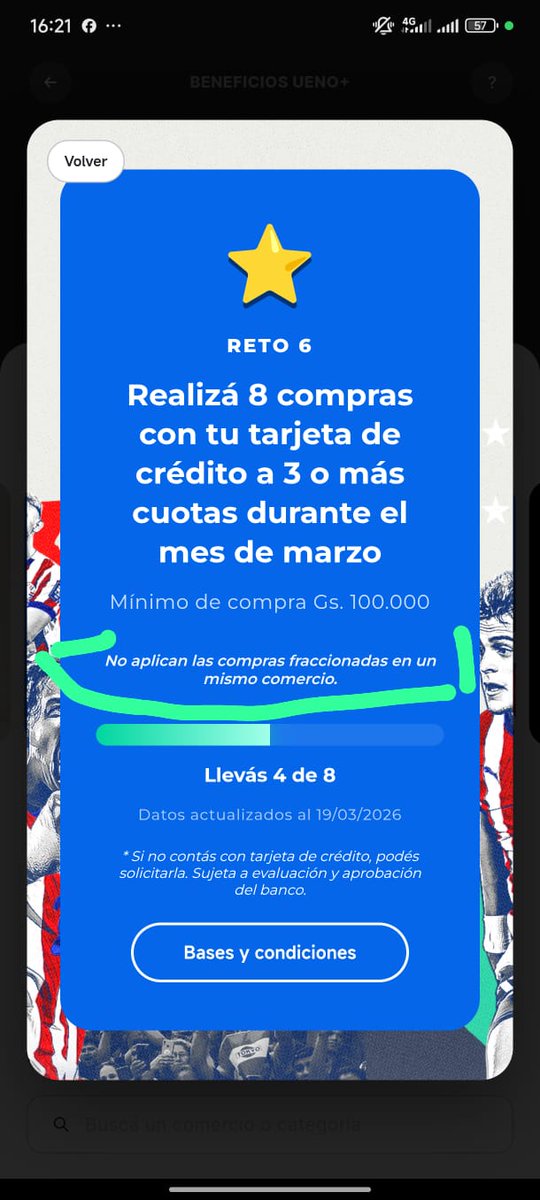 Jmon_96's tweet photo. @uenopy esto tiene efecto retroactivo?. Hoy recién pusieron está condición y ahora mismo no sale aun en las Bases y condiciones. Y el sistema valida igual las transacciones, significa que si alguien completa luego verifican y le dan por no cumplido el desafío?. https://t.co/T0hhbmicL9