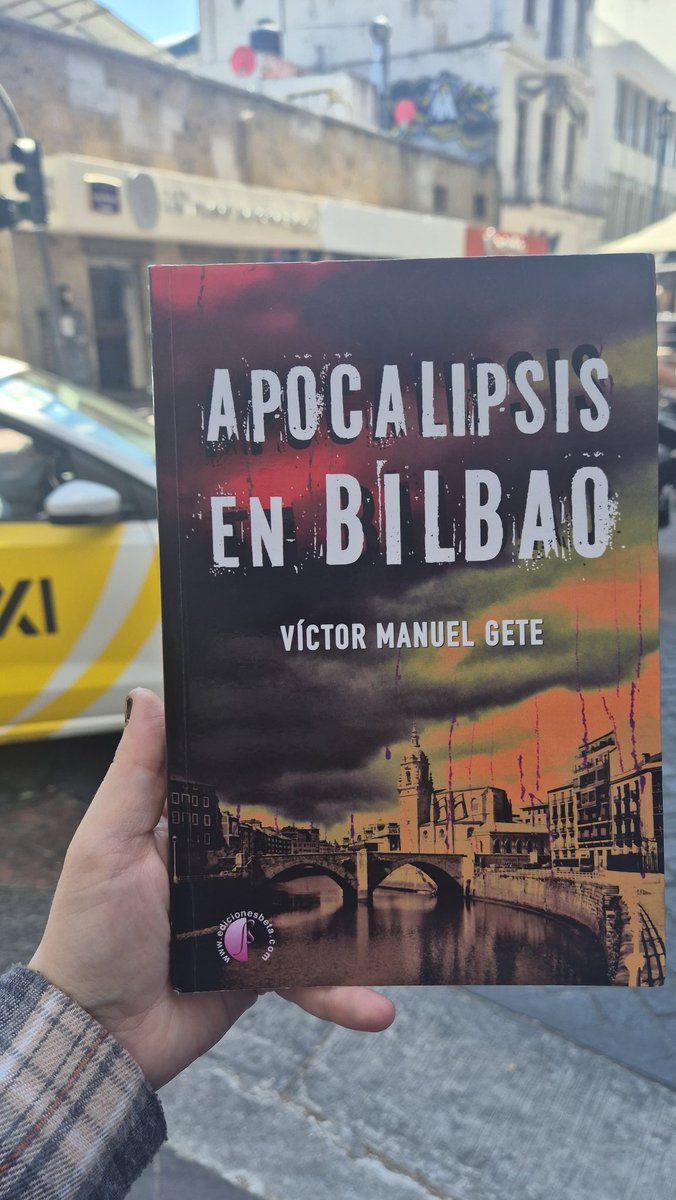 VicGete's tweet photo. Fotos que me mandan de #ApocalipsisenBilbao #novela #terror #zombies #Bilbao ¡Gracias! https://t.co/2pctHO6K4c