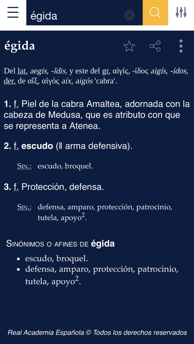 #define:égida