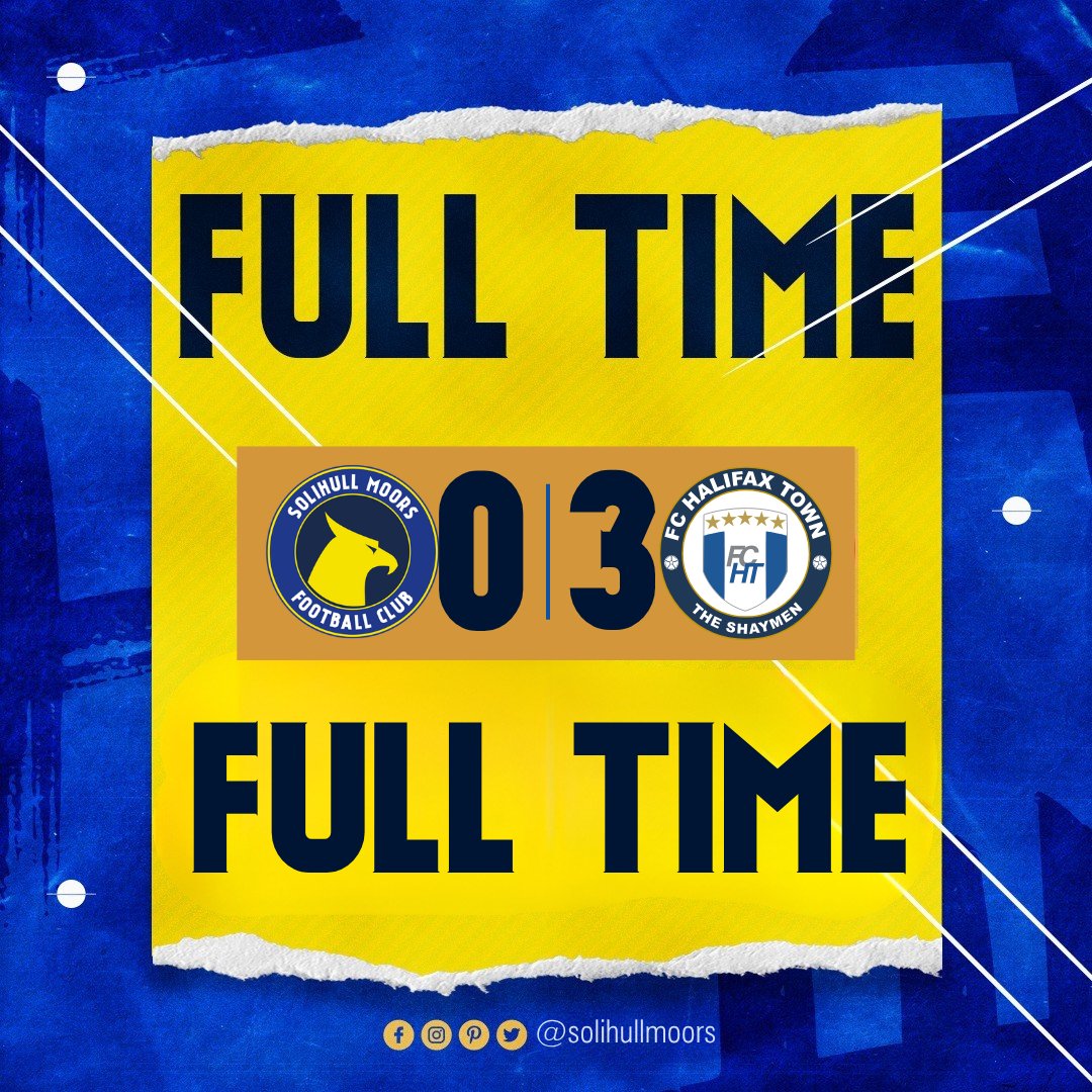 Solihull Moors FC tweet media