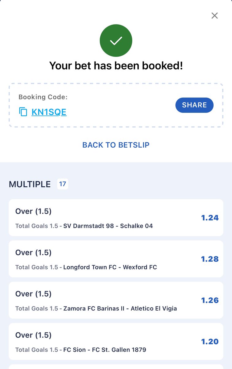 BOOMERTHEFIRST's tweet photo. Evening odds on BetKing 

KN1SQE✅

QG19AF✅

Z8274R✅

KC1GCF✅

Don’t have a betking account yet ?☹️

Join now👇🤩

Registration:https://t.co/AdvzxwIHUX
App:https://t.co/Jjuzhdsuav

To view My bets on betking,
Use the link👇 

https://t.co/BgkQkYJq70 https://t.co/TJ5a79AYkf