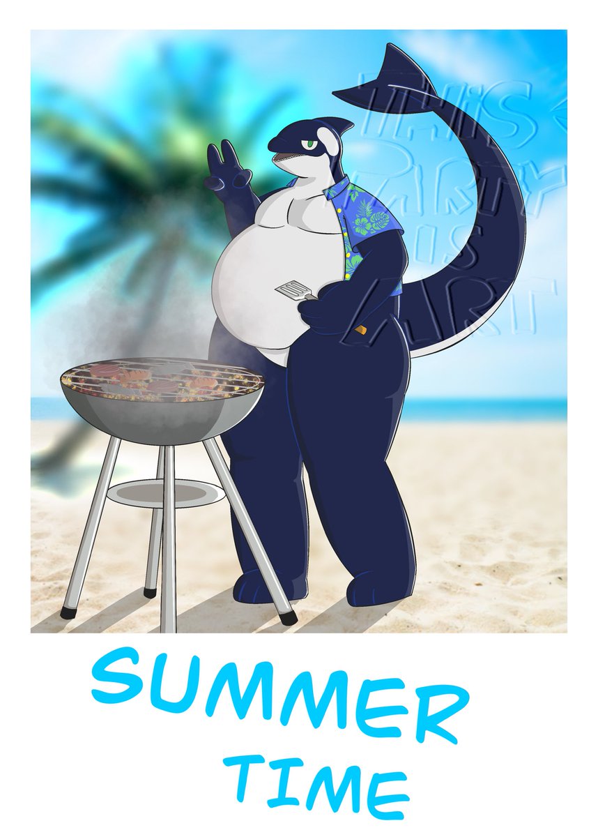 ThisPartyIsArt's tweet photo. Revisiting a OC i haven’t touched since 2024

#illustration #characterdesign #originalcharacters #athroart #furryartist #furryart #furryfandom #furry #indiartist #furryartworks #furryoc #furrycharacter  #artwork #oc #orca #summer #beach https://t.co/JUuJ66yi77