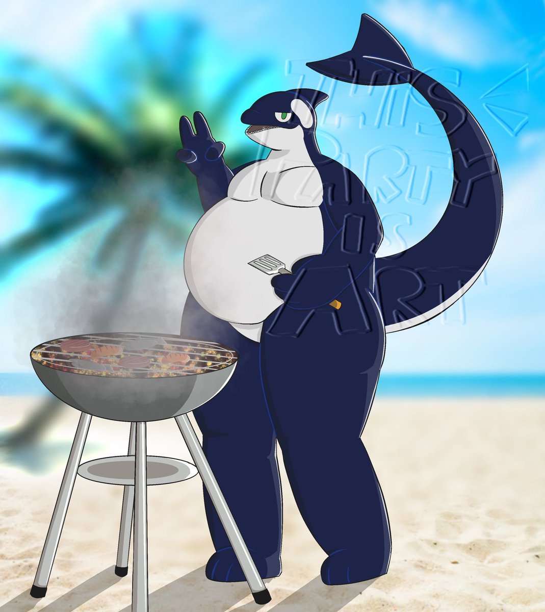 ThisPartyIsArt's tweet photo. Revisiting a OC i haven’t touched since 2024

#illustration #characterdesign #originalcharacters #athroart #furryartist #furryart #furryfandom #furry #indiartist #furryartworks #furryoc #furrycharacter  #artwork #oc #orca #summer #beach https://t.co/JUuJ66yi77