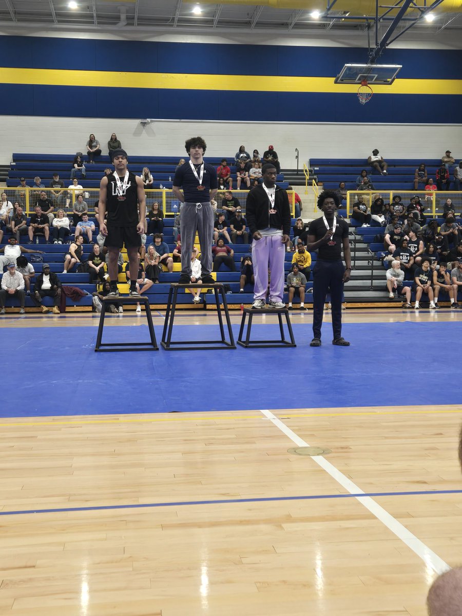 Congrats to our Demon Football Players that placed at The State Championship Strength Meet. 
Cash Majar 1st place State Champion All-State
Jace Coleman 2nd place All-State 
Harrison Polis 2nd place All-State 
Tyler Lewis  4th place 

#ExpectToWin #TheLue #JuiceBoom #Thanksgiving