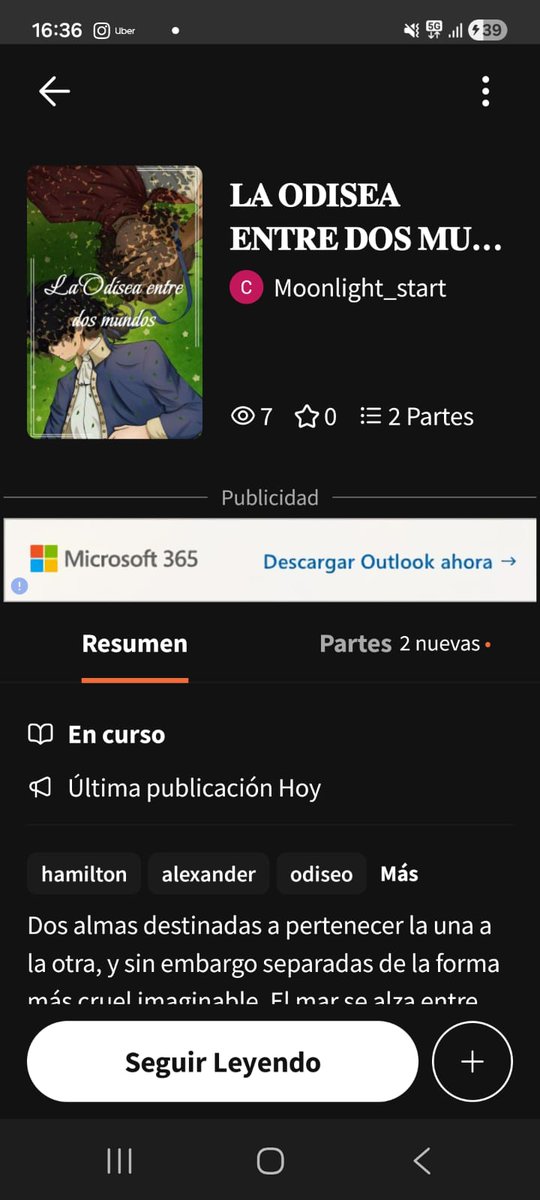 ghostmoon725's tweet photo. Solo vengo a avisar que ya se publico el primer capítulo de mi fanfic #Odyham :] https://t.co/bCEh651SyN