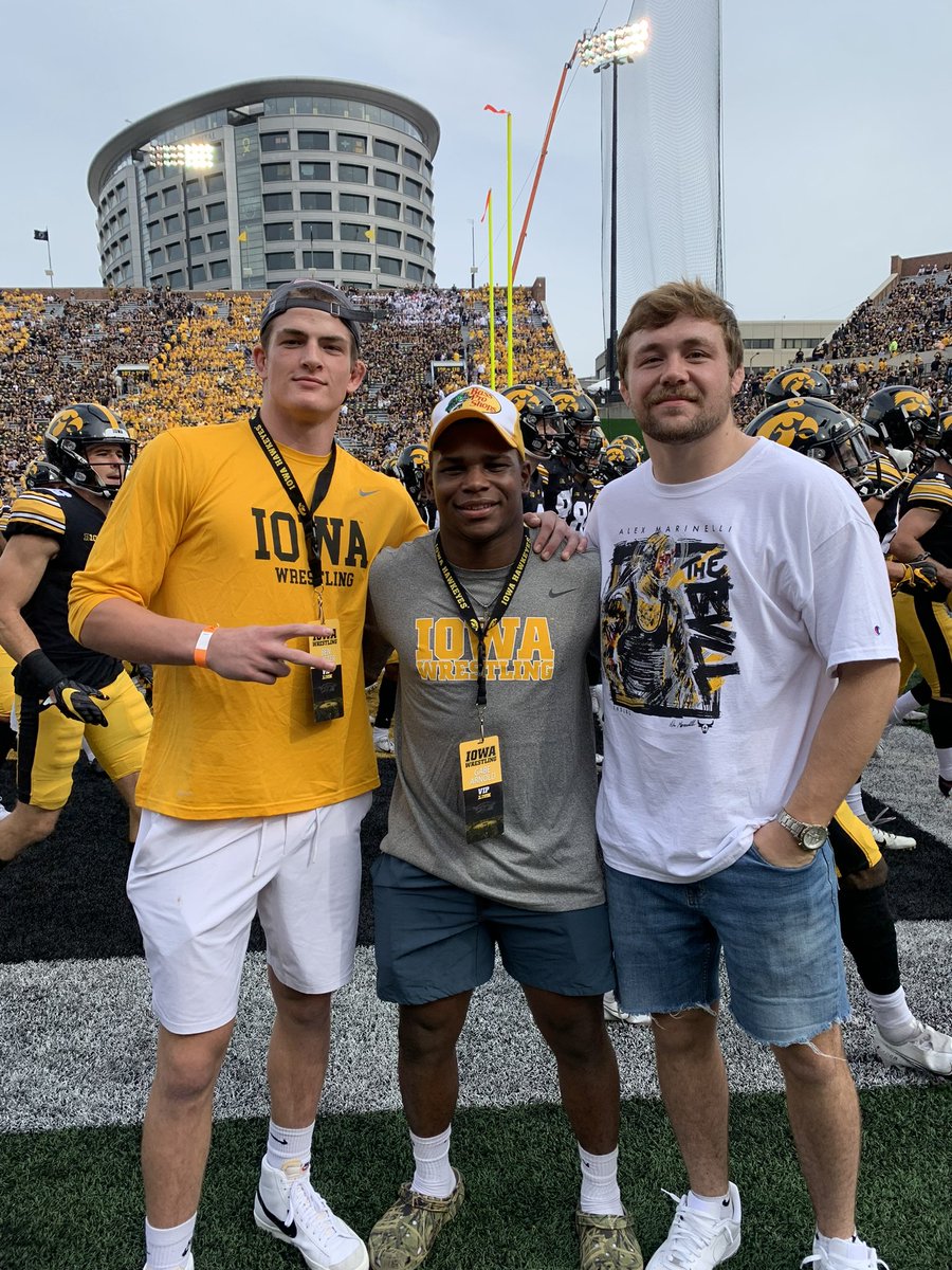 Me and a couple of All Americans. So proud!